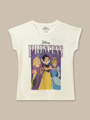 BIO WORLD GIRLS T-SHIRT H/S STY-22-23-004019 OFF WHITE