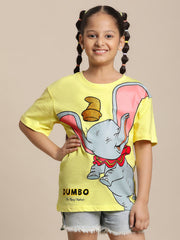 BIO WORLD GIRLS T-SHIRT H/S STY-22-23-004041 ELFIN YELLOW