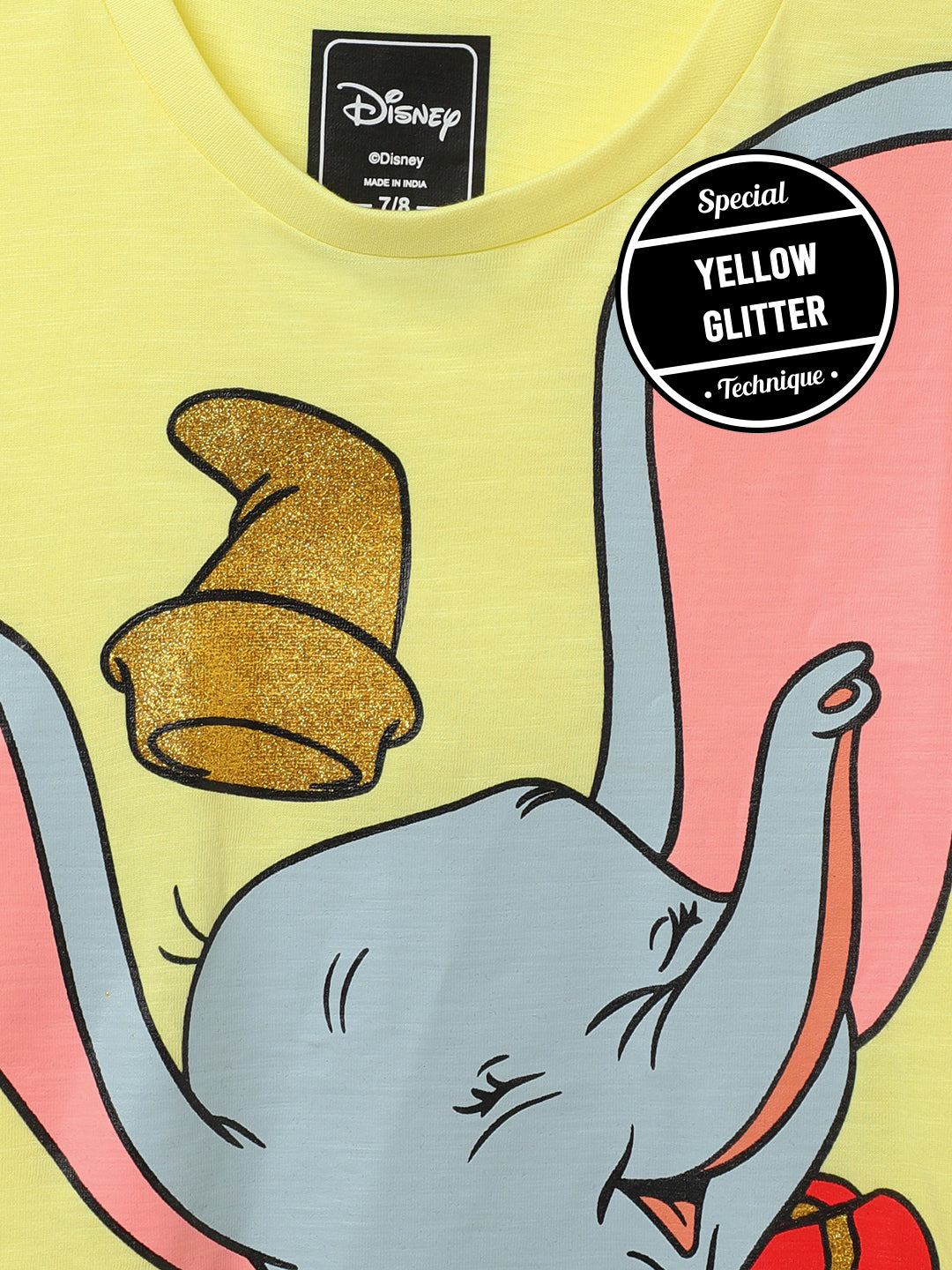 BIO WORLD GIRLS T-SHIRT H/S STY-22-23-004041 ELFIN YELLOW