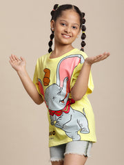 BIO WORLD GIRLS T-SHIRT H/S STY-22-23-004041 ELFIN YELLOW