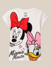 BIO WORLD GIRLS T-SHIRT H/S STY-23-24-000025 WHITE