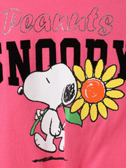 BIO WORLD GIRLS T-SHIRT H/S STY-23-24-000035 MEDIUM PINK