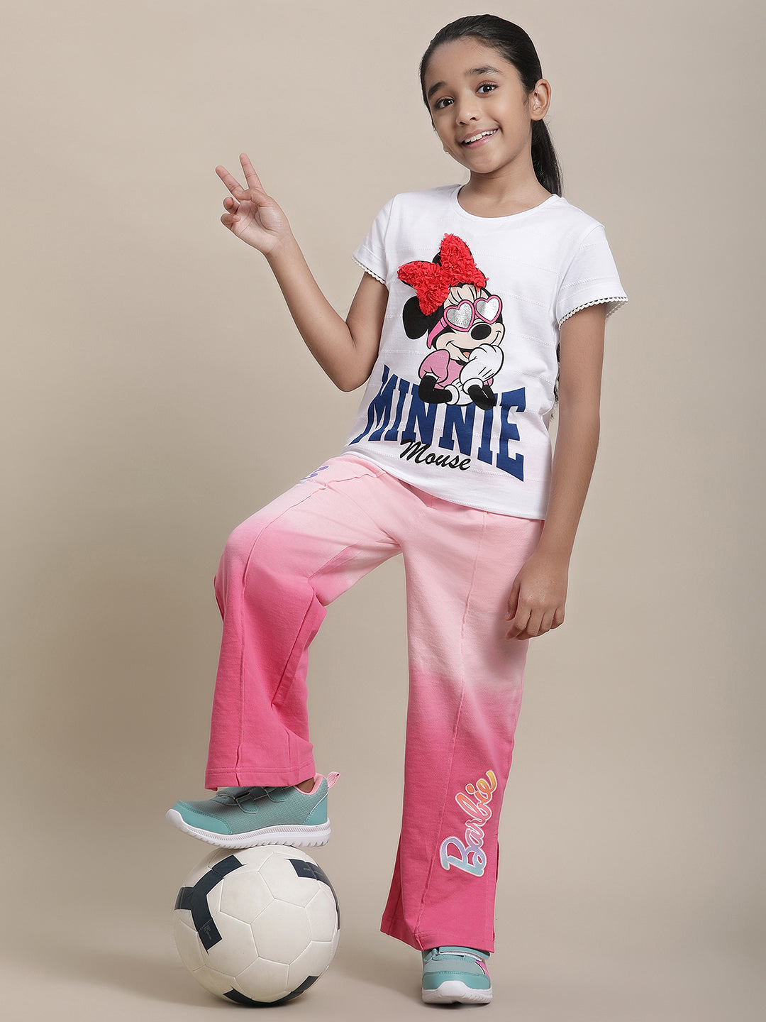 BIO WORLD GIRLS T-SHIRT H/S STY-23-24-000527 WHITE