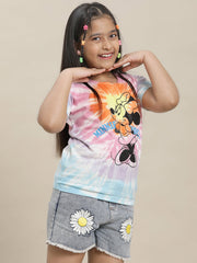 BIO WORLD GIRLS T-SHIRT H/S STY-23-24-000532 MULTI