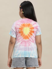 BIO WORLD GIRLS T-SHIRT H/S STY-23-24-000532 MULTI