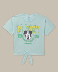 BIO WORLD GIRLS T-SHIRT H/S STY-23-24-000544 HUSHED GREEN