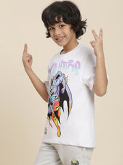BIO WORLD BOYS T-SHIRT H/S STY-23-24-001277 WHITE