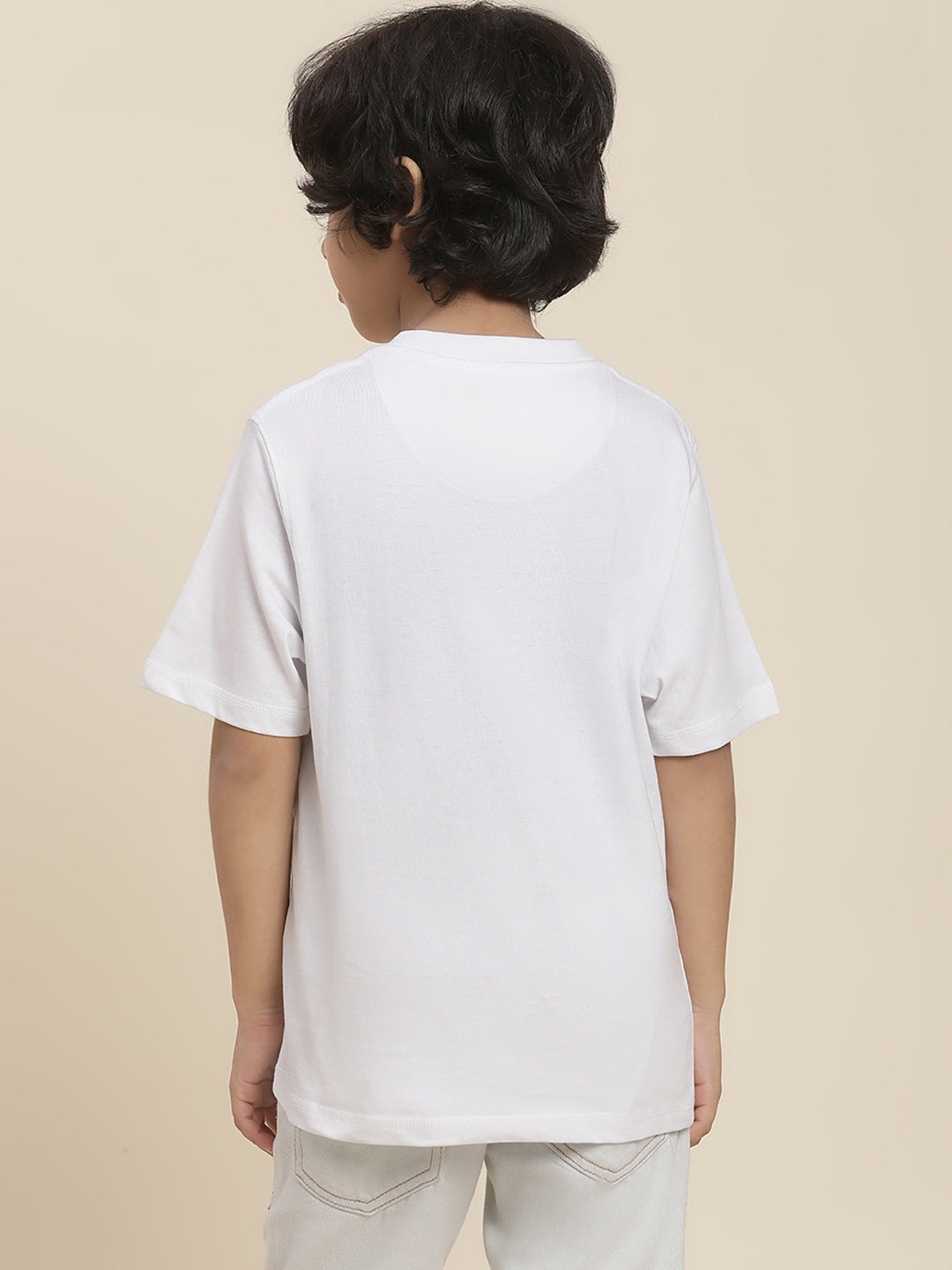 BIO WORLD BOYS T-SHIRT H/S STY-23-24-001277 WHITE