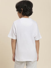 BIO WORLD BOYS T-SHIRT H/S STY-23-24-001277 WHITE