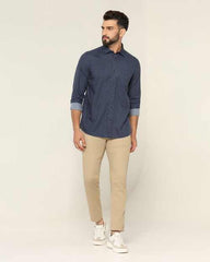 Blackberry Mens Casual Trouser Ek-Do-Altur Khaki