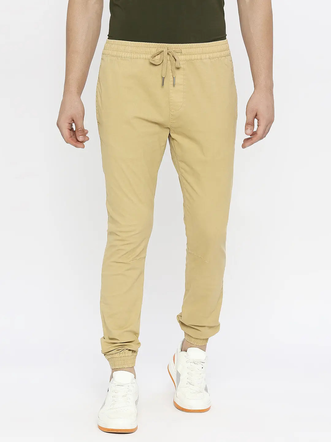 Spykar Mens Casual Trouser Mvtjg1Bc032 Camel Khaki