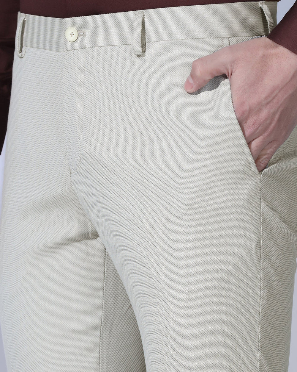 Blackberry Mens Formal Trouser Bp-Do-Coach Beige - Goyalsons ShopMax