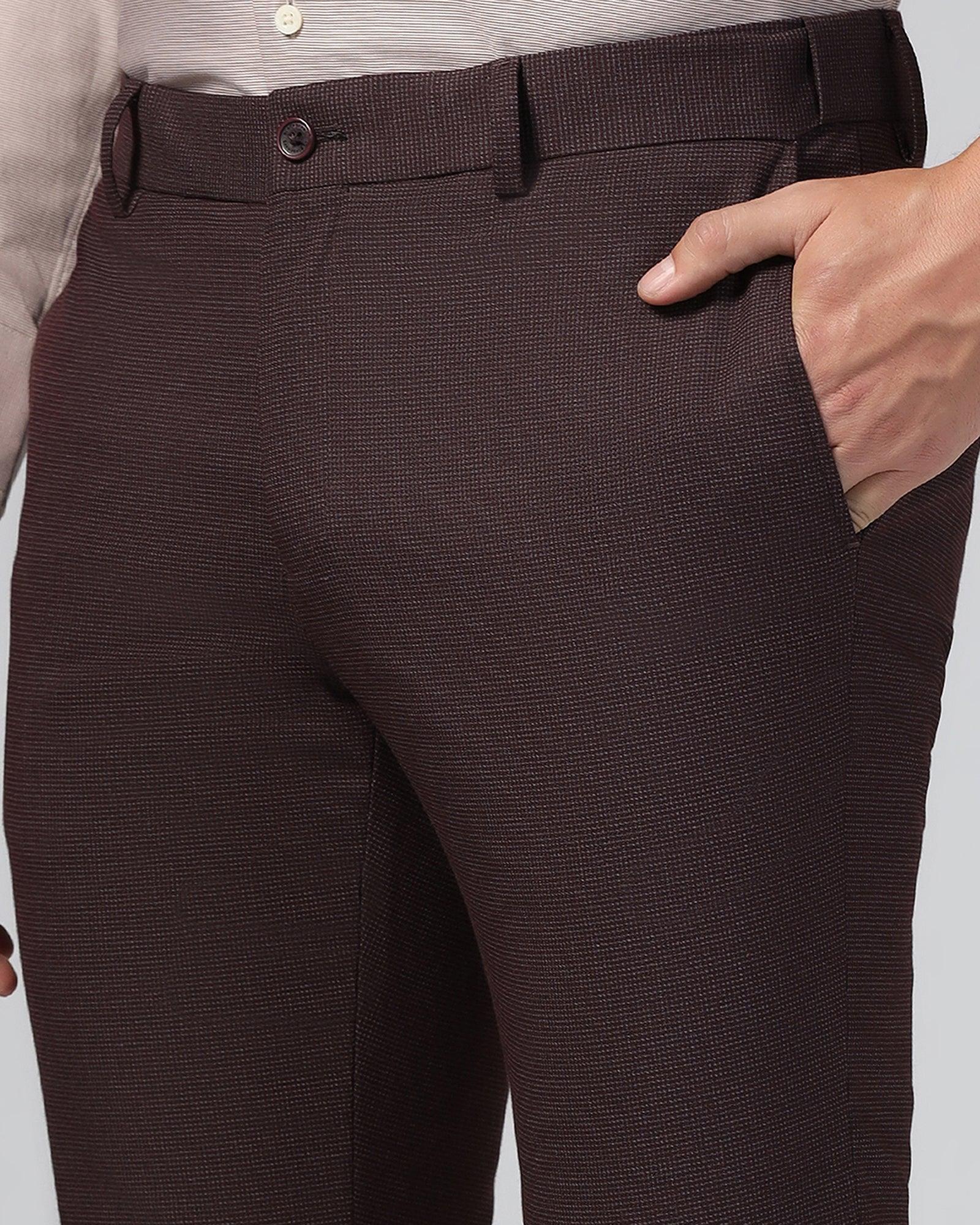 Blackberry Mens Formal Trouser Bp-Do-Ford-B91 Wine