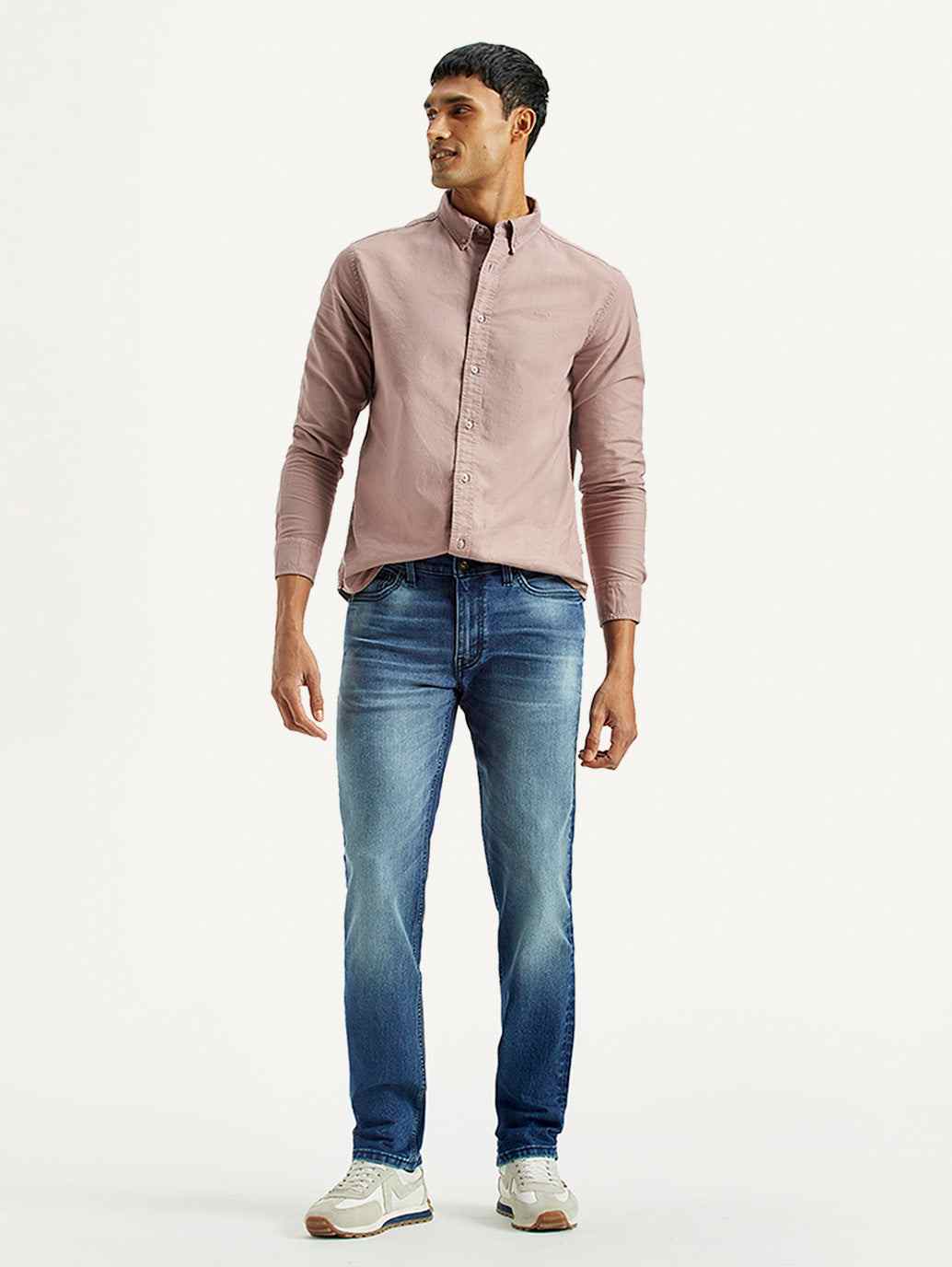 Men'S 511 Med Indigo Slim Fit Mid Rise Jeans - Goyalsons ShopMax