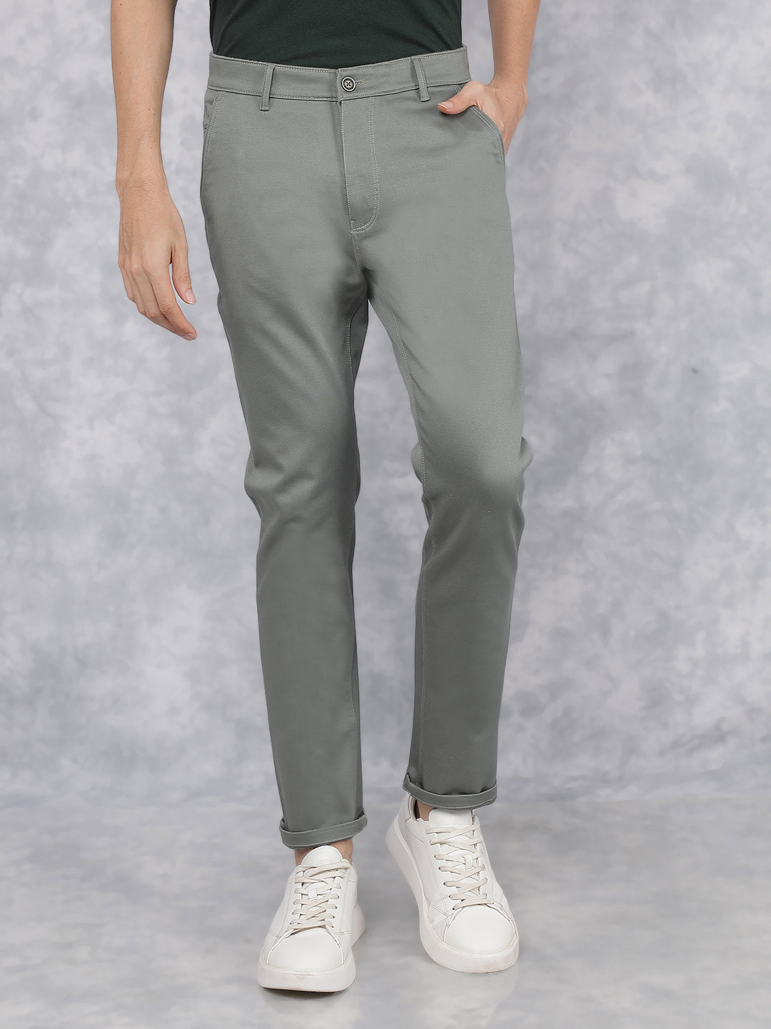 CRIMSOUNE CLUB MENS CASUAL TROUSER TA1711 GREY