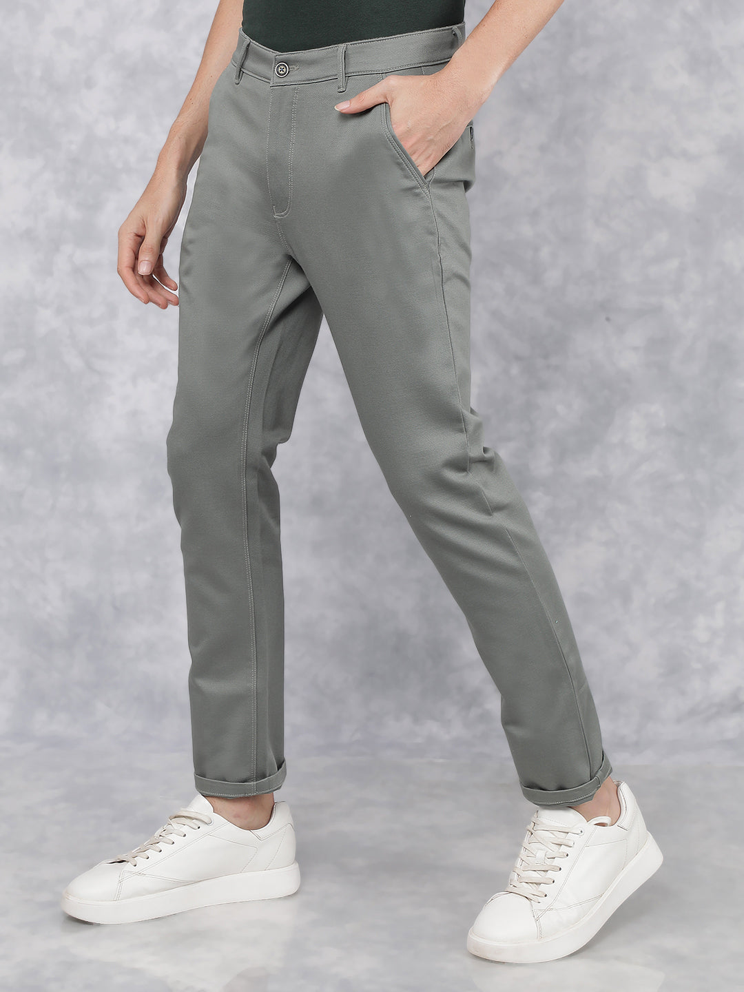 CRIMSOUNE CLUB MENS CASUAL TROUSER TA1711 GREY