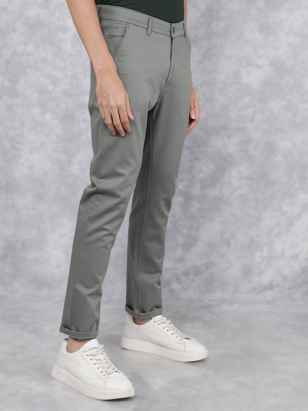 CRIMSOUNE CLUB MENS CASUAL TROUSER TA1711 GREY