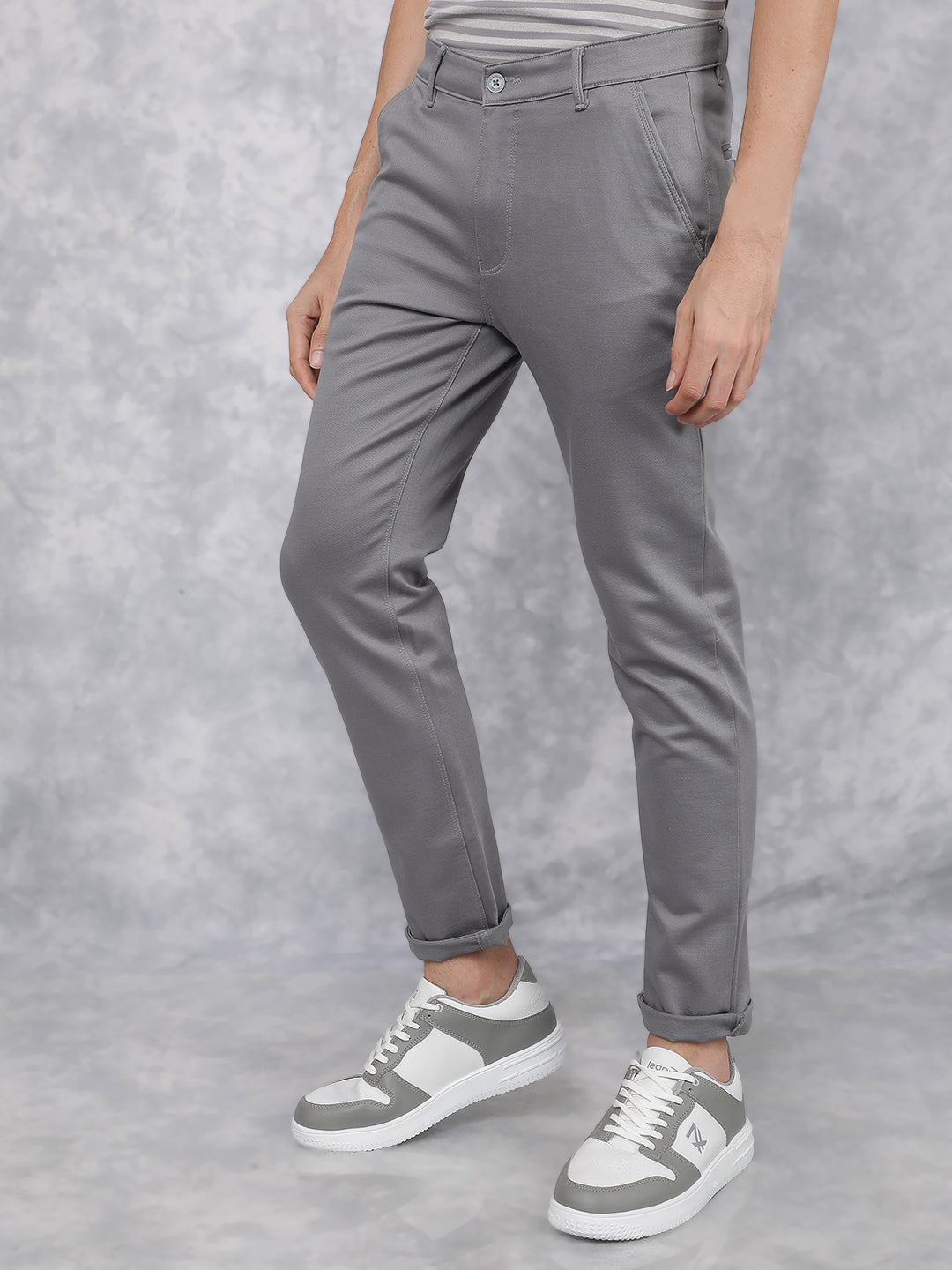 CRIMSOUNE CLUB MENS CASUAL TROUSER TA1711 GREY