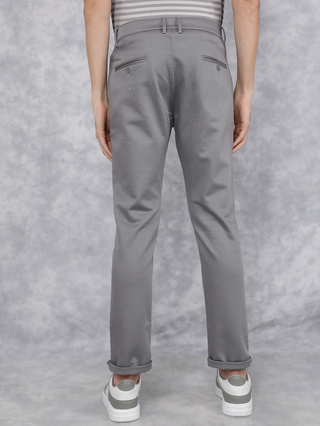 CRIMSOUNE CLUB MENS CASUAL TROUSER TA1711 GREY