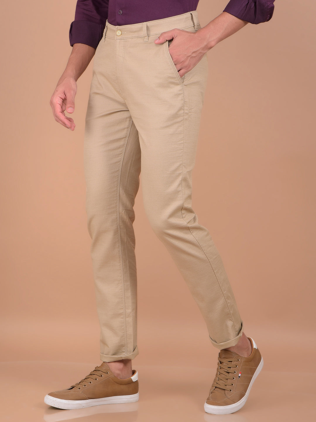CRIMSOUNE CLUB MENS CASUAL TROUSER TA1747 NAVY
