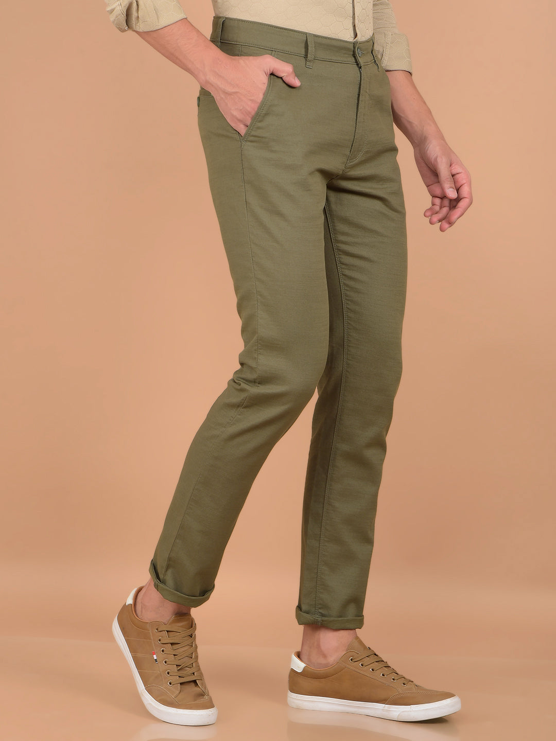 CRIMSOUNE CLUB MENS CASUAL TROUSER TA1747 NAVY