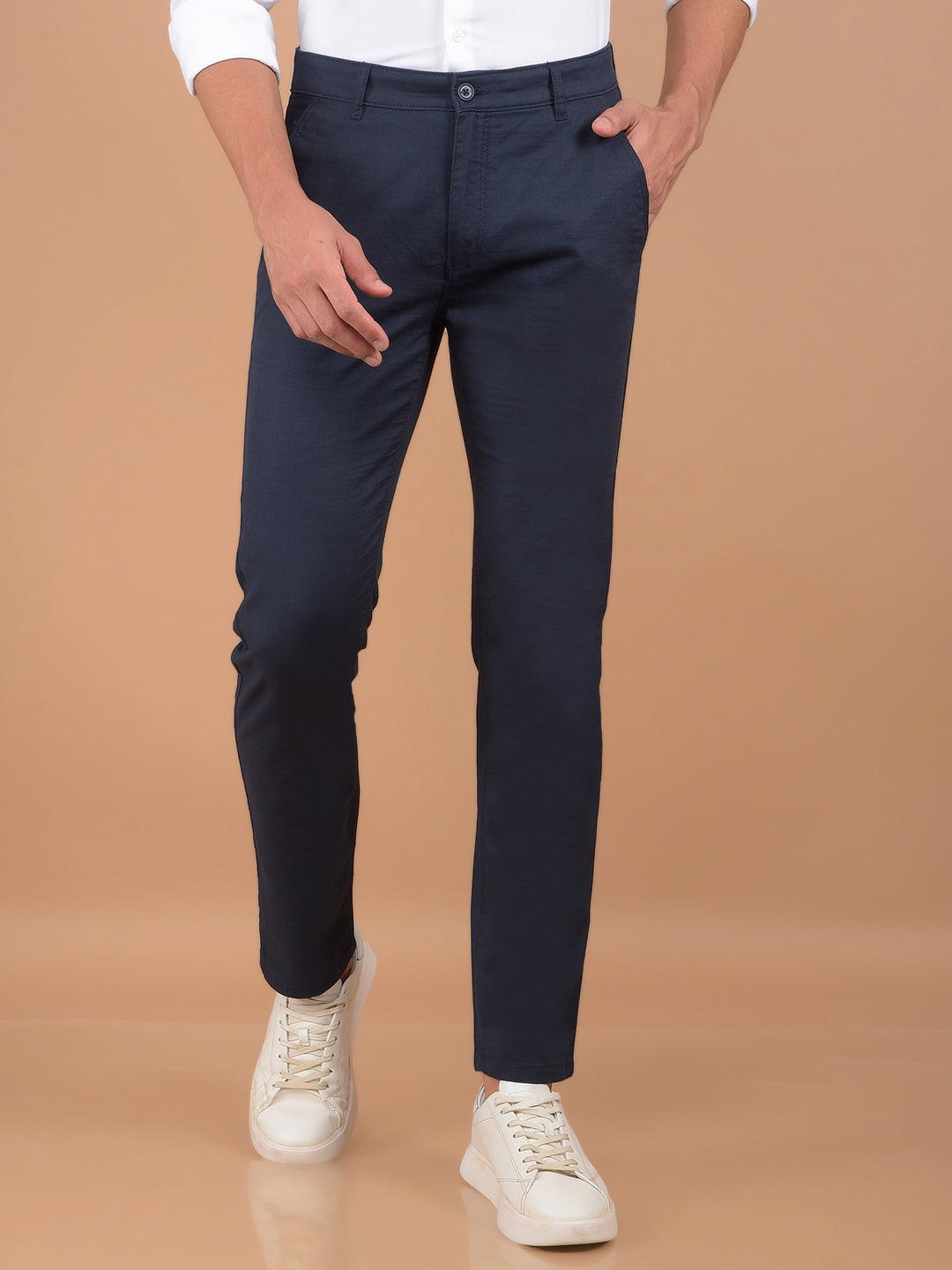 CRIMSOUNE CLUB MENS CASUAL TROUSER TA1747 NAVY