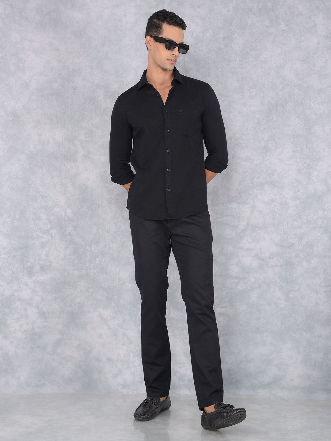 CRIMSOUNE CLUB MENS CASUAL TROUSER TA1747 NAVY