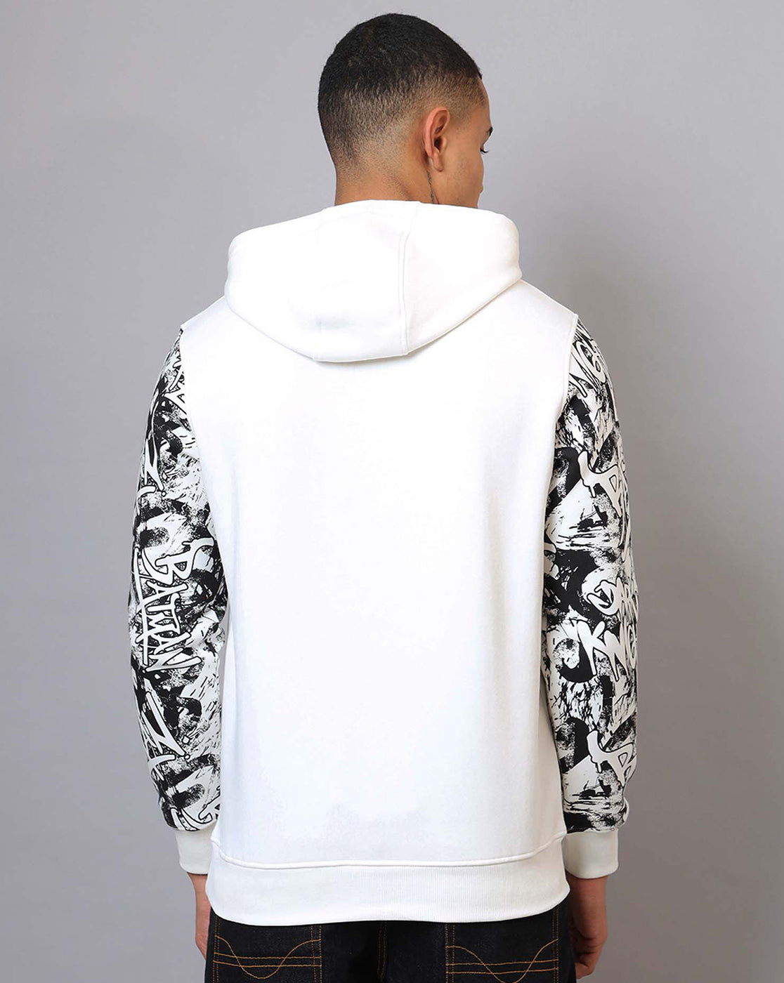 The Batman Printed Regular Fit Hoodie For Men