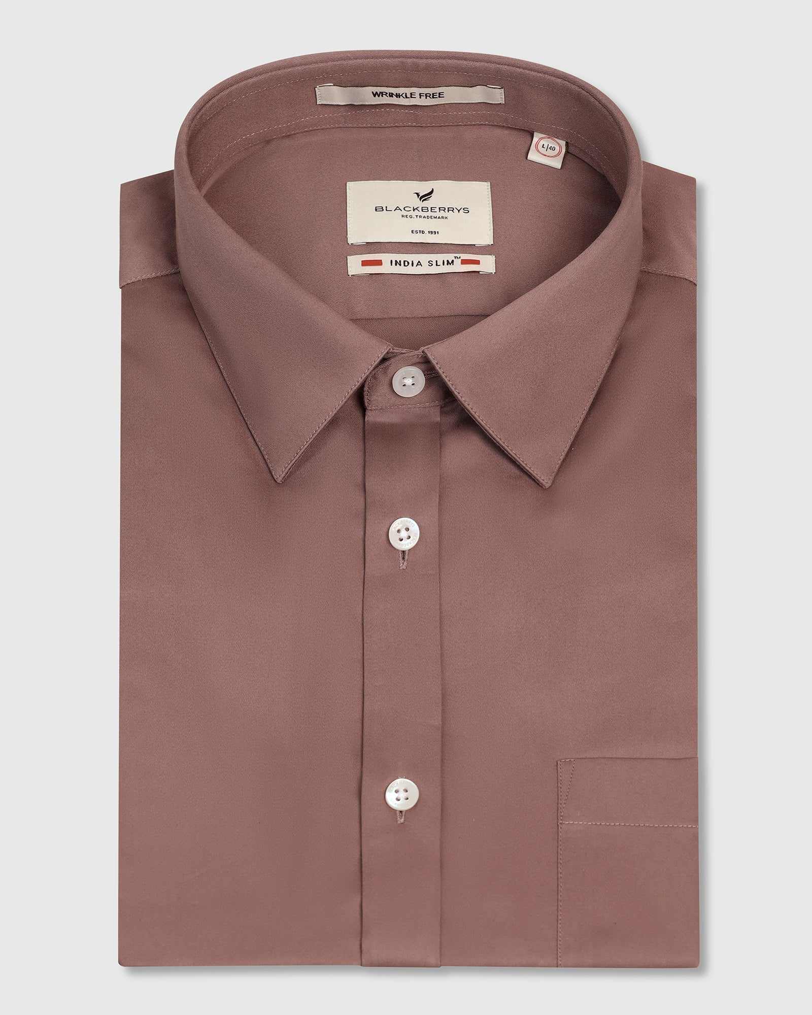 Blackberry Mens Formal Shirt F/S Bp-Bs-Do-Revolve Grey