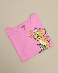 BIO WORLD GIRLS T-SHIRT H/S TNJKGTSRT001147 SACHET PINK