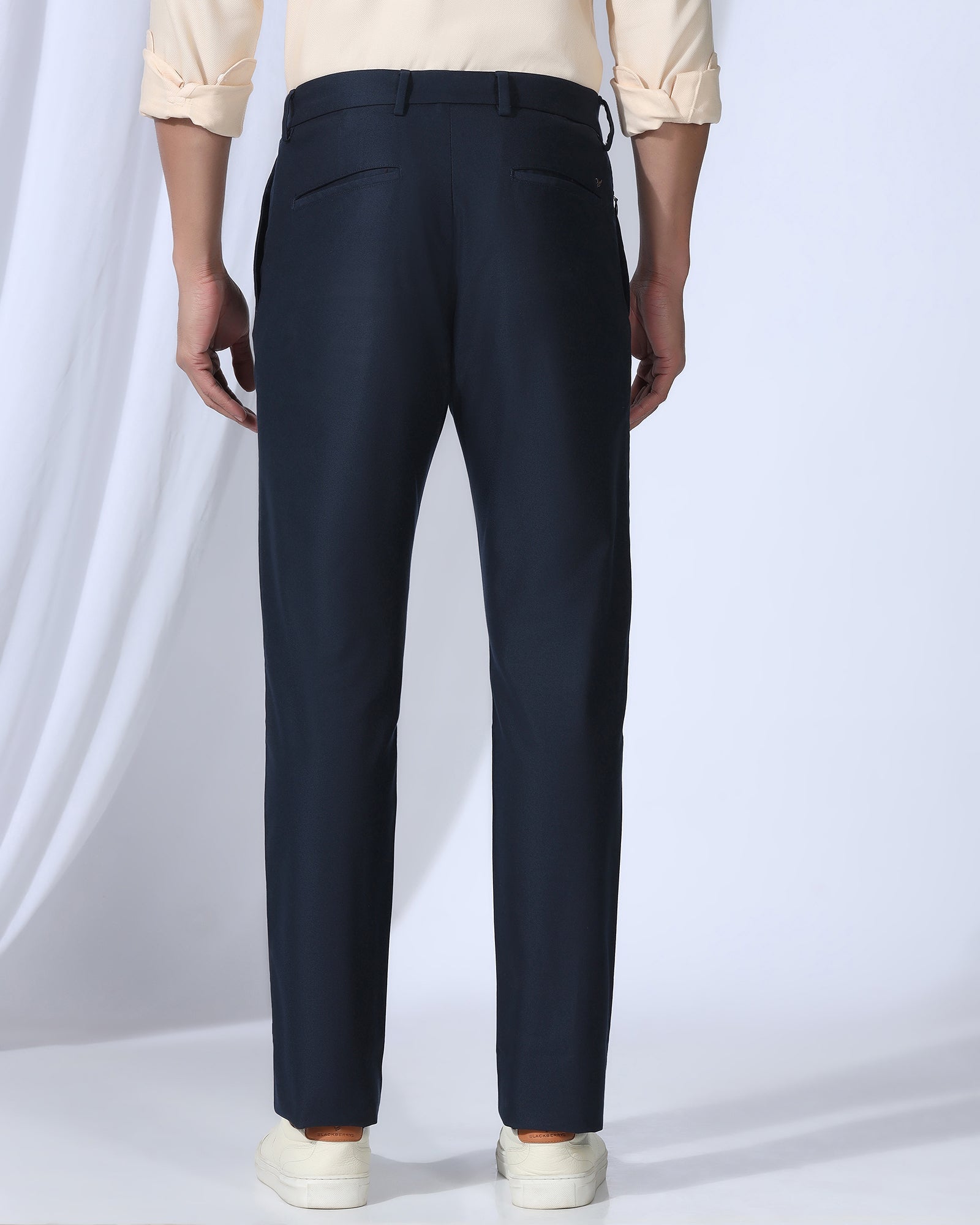 Blackberry Mens Casual Trouser Ek-Do-Blake Navy - Goyalsons ShopMax