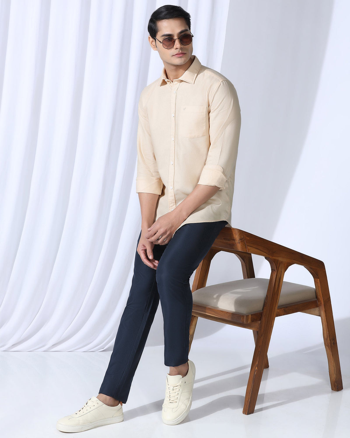 Blackberry Mens Casual Trouser Ek-Do-Blake Navy - Goyalsons ShopMax