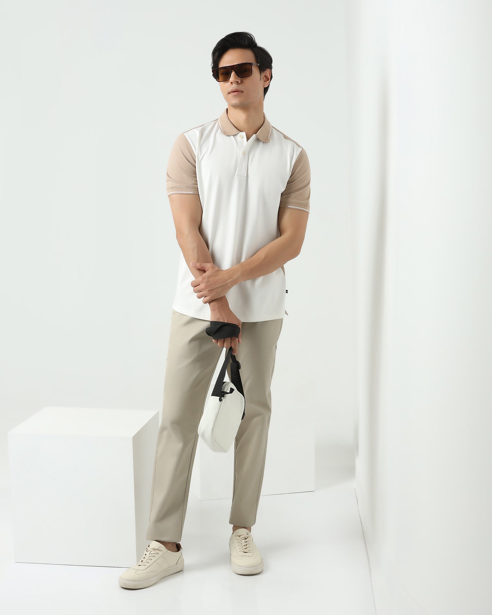 Blackberry Mens Casual Trouser Ek-Do-Blake Beige