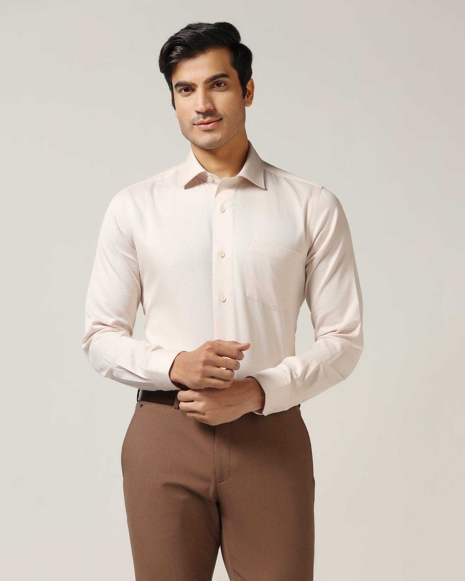 Blackberry Mens Formal Shirt F/S Bp-Tm-Do-Shalom Peach