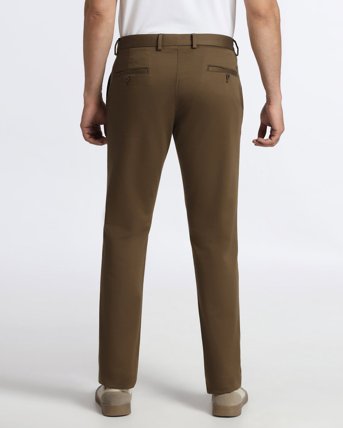 Blackberry Mens Casual Trouser Ek-Ss-Do-Brook Tobacco Br