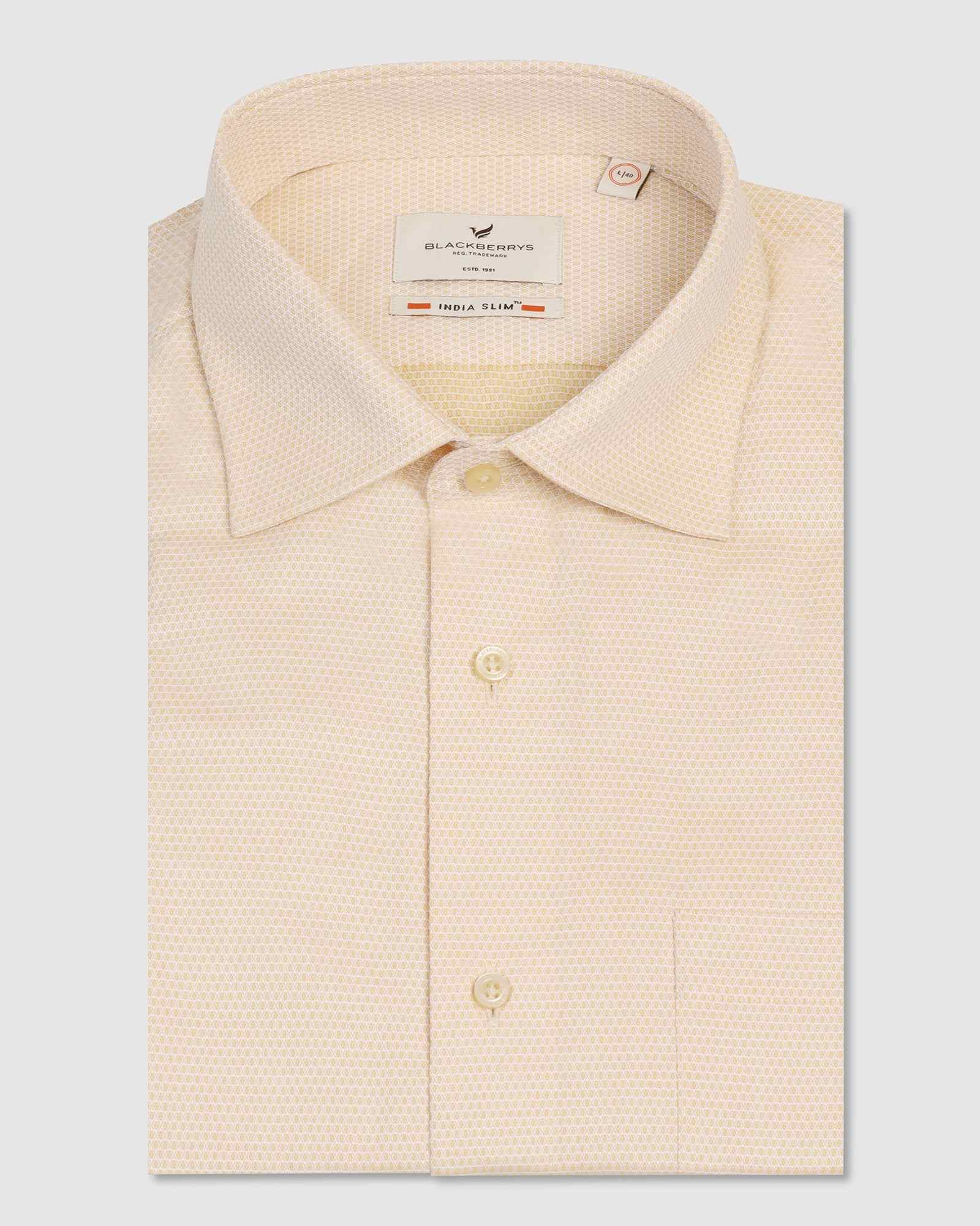 Blackberry Mens Formal Shirt F/S Bp-Bs-Do-Revolve Grey