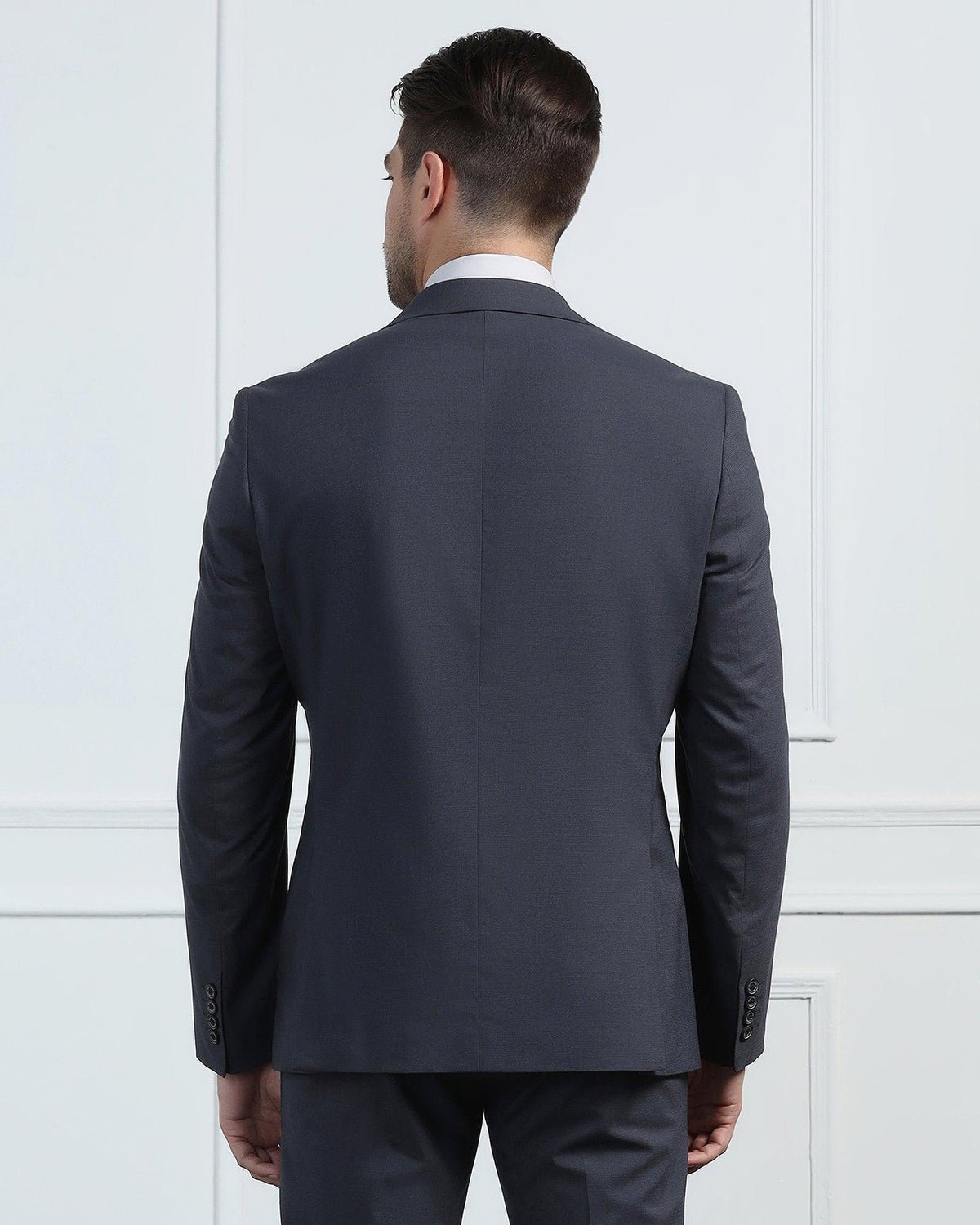 Blackberry Mens Coat Suit 2Pcs Set Bp-Do-Pax1 Charcoal