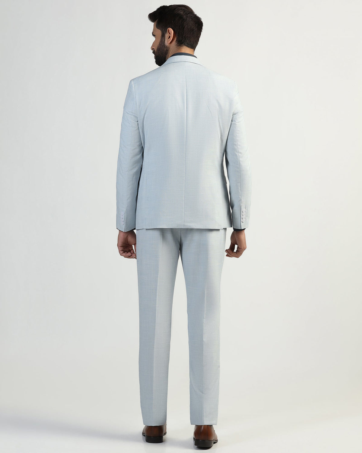 Blackberry Mens Coat Suit 2Pcs Set Bp-Ch-Enrico1 Light Blue