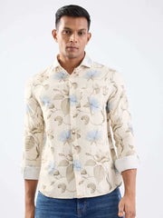 SPYKAR MENS CASUAL SHIRT F/S MSHPS2BE059 ECRU