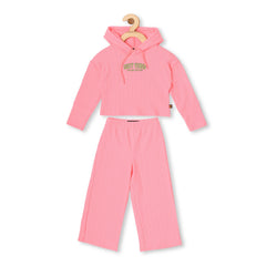 Vitamins Girls Cord Set Vtm19-071 Flamingo Pink