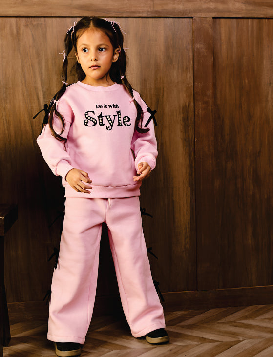 Vitamins Girls Pajama Vtm22-11290 Tan