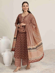 Libas Ladies Western Kurti 3Pcs Set