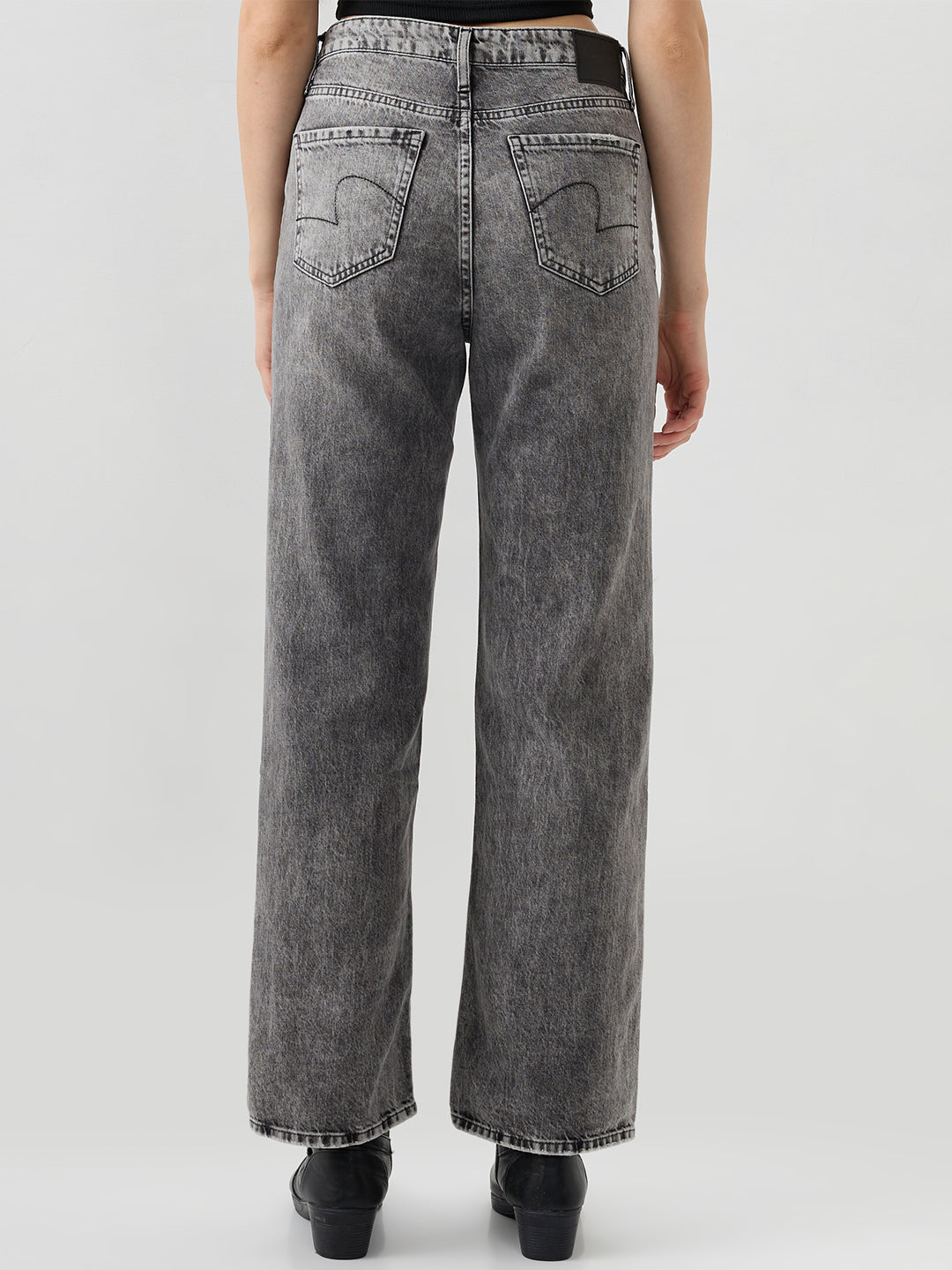 SPYKAR LADIES WESTERN JEANS WDBEL2BE057 GREY
