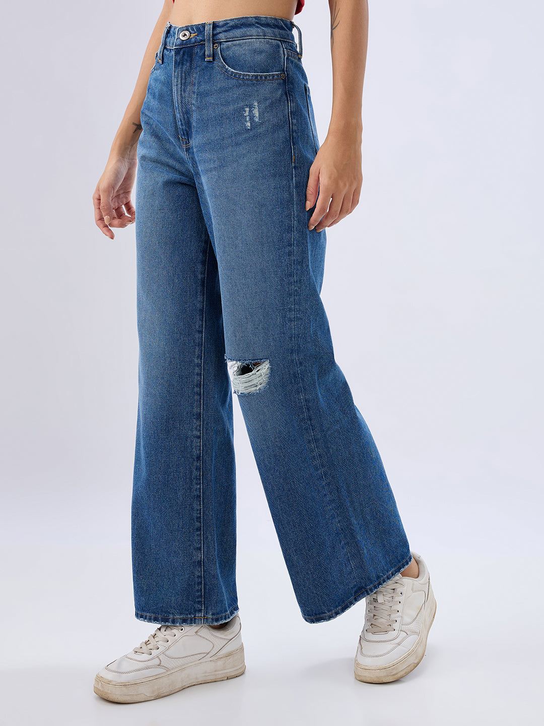 SPYKAR LADIES WESTERN JEANS WDBLW2BE061 VINTAGE BLUE