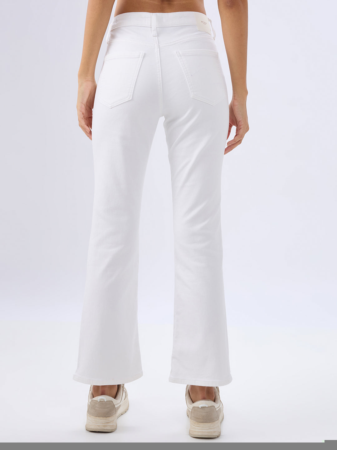 SPYKAR LADIES WESTERN JEANS WDELI2BE018 WHITE