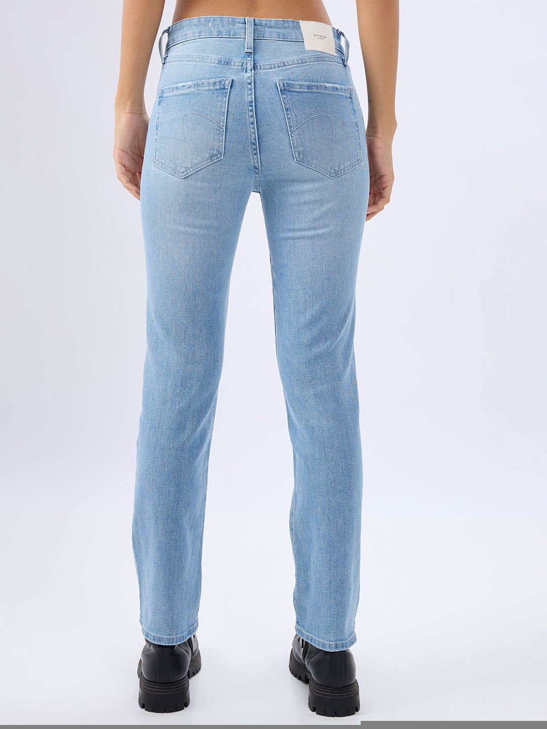 SPYKAR LADIES WESTERN JEANS WDEMM2BE034 ICE BLUE
