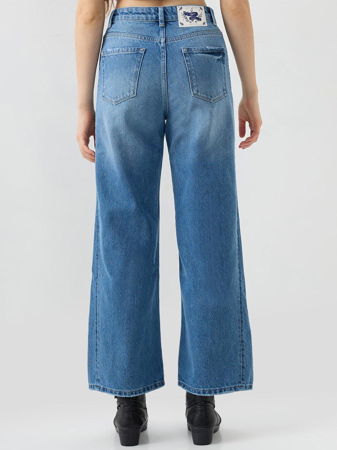 SPYKAR LADIES WESTERN JEANS WDYNR2BE104 LIGHT BLUE