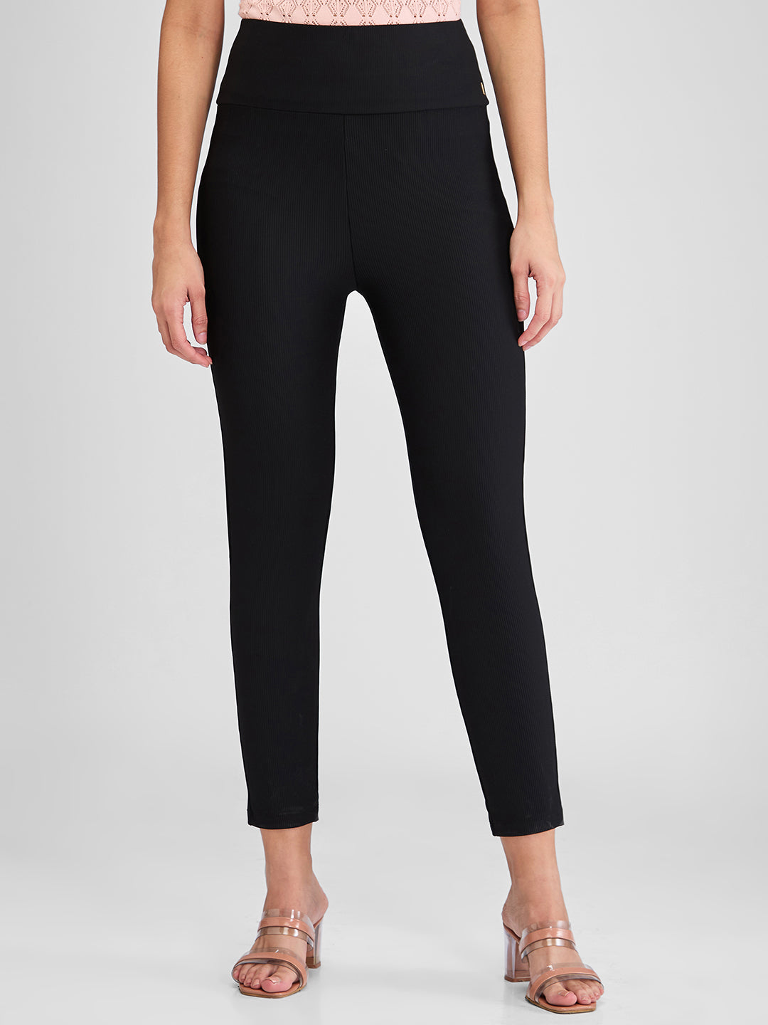 Spykar Ladies Western Woolen Pajama Wktr2Bd006 Black