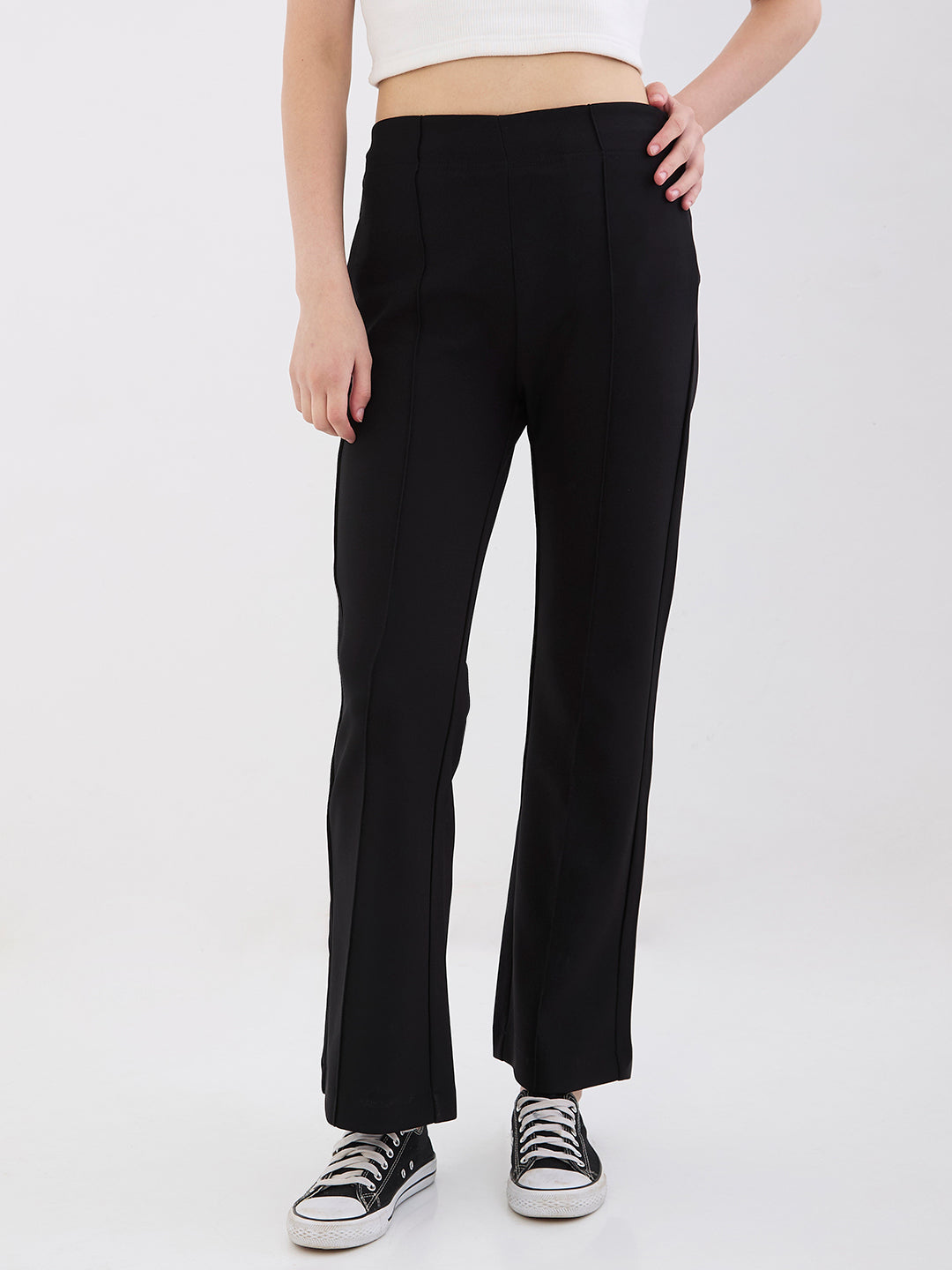 SPYKAR LADIES WESTERN PAJAMA WKTR2BE012 BLACK