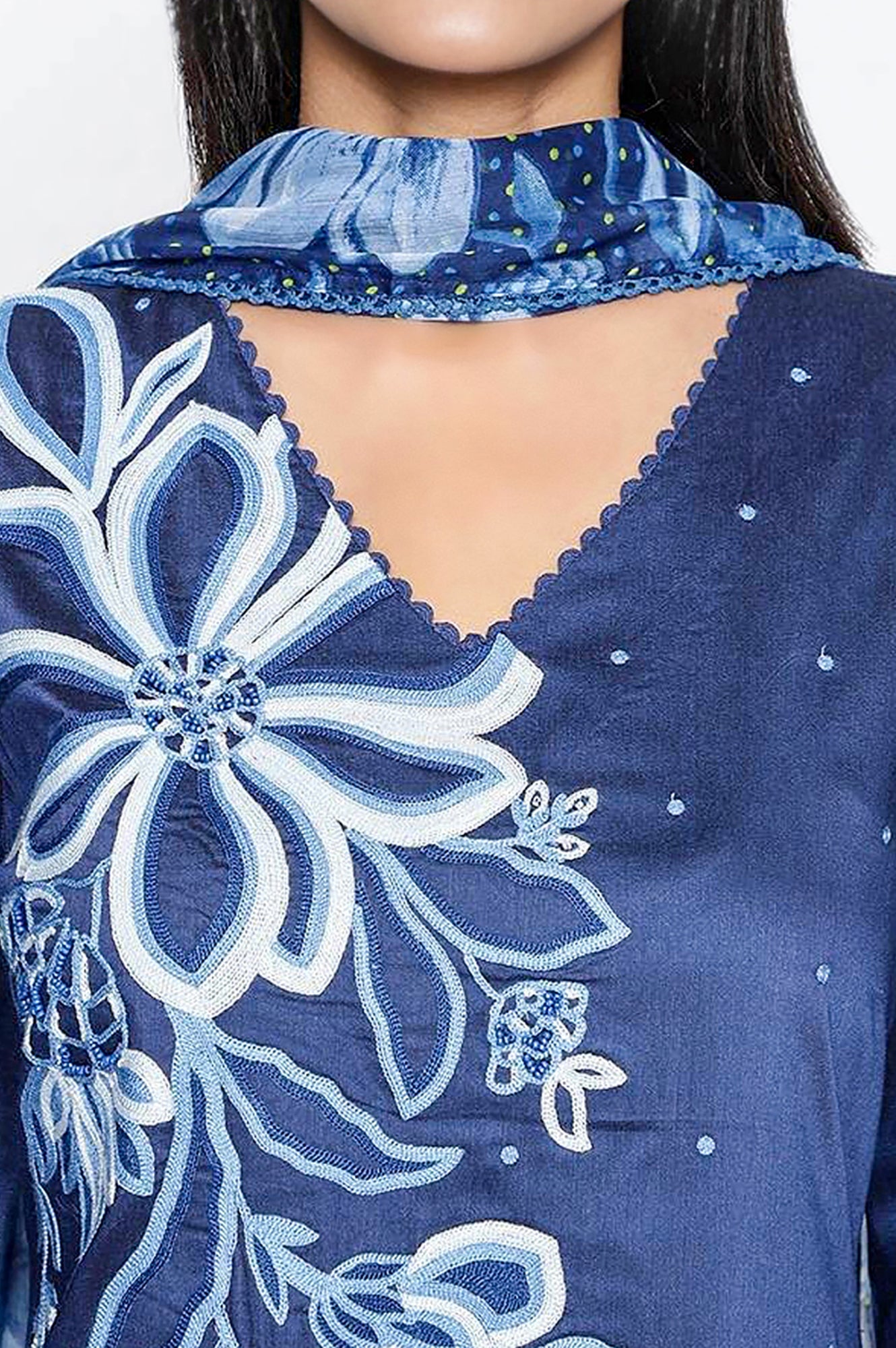 W Ladies Western Kurti 3Pcs Set Ws13002 223894